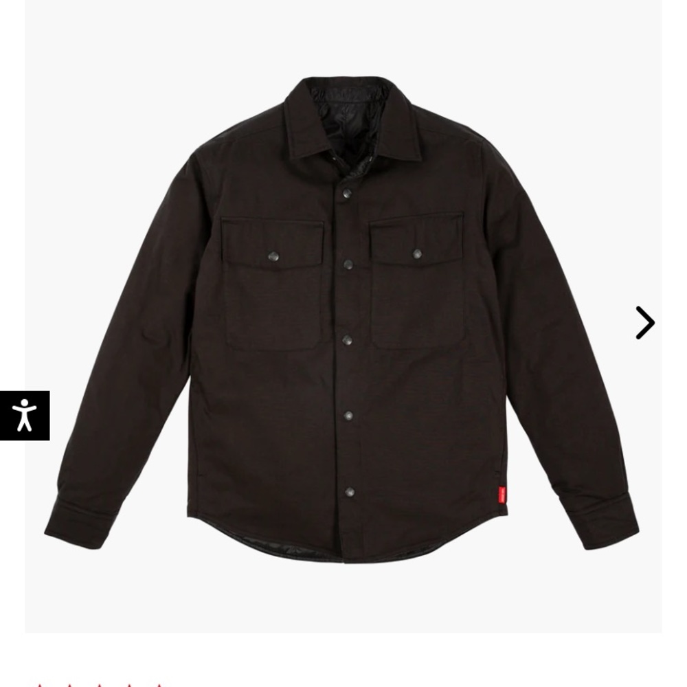 Topo Designs reversible insulated shirt jacket